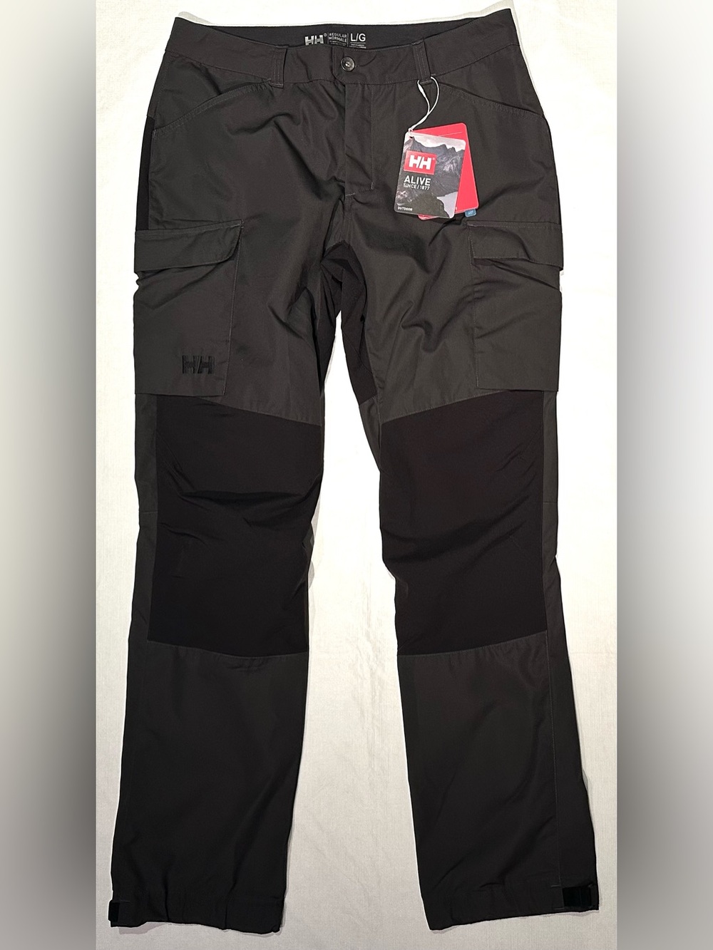 $120 NEW WOMENS HELLY HANSEN HIKING PANTS L UPF 40 VANDRE TUR SKI TRAIL SNOW